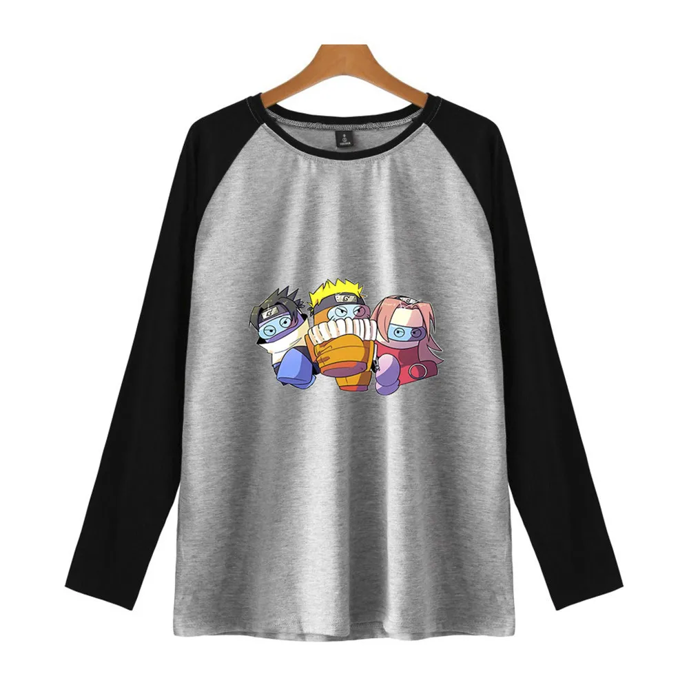

New Us T Shirt New Game Cartoon Kawaii Funny Tops For Men Women Harajuku Fashion Long Sleeve Anime Graphic Tops
