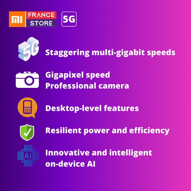 5G область commining Soon Snapdragon 865| |