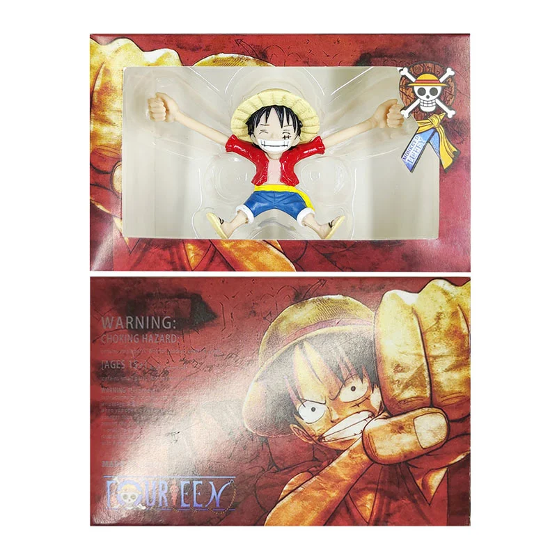 

Anime One Piece Luffy Action Figure Mask Ear Protect Artifact Pvc Model Doll Cosplay Toys Gift
