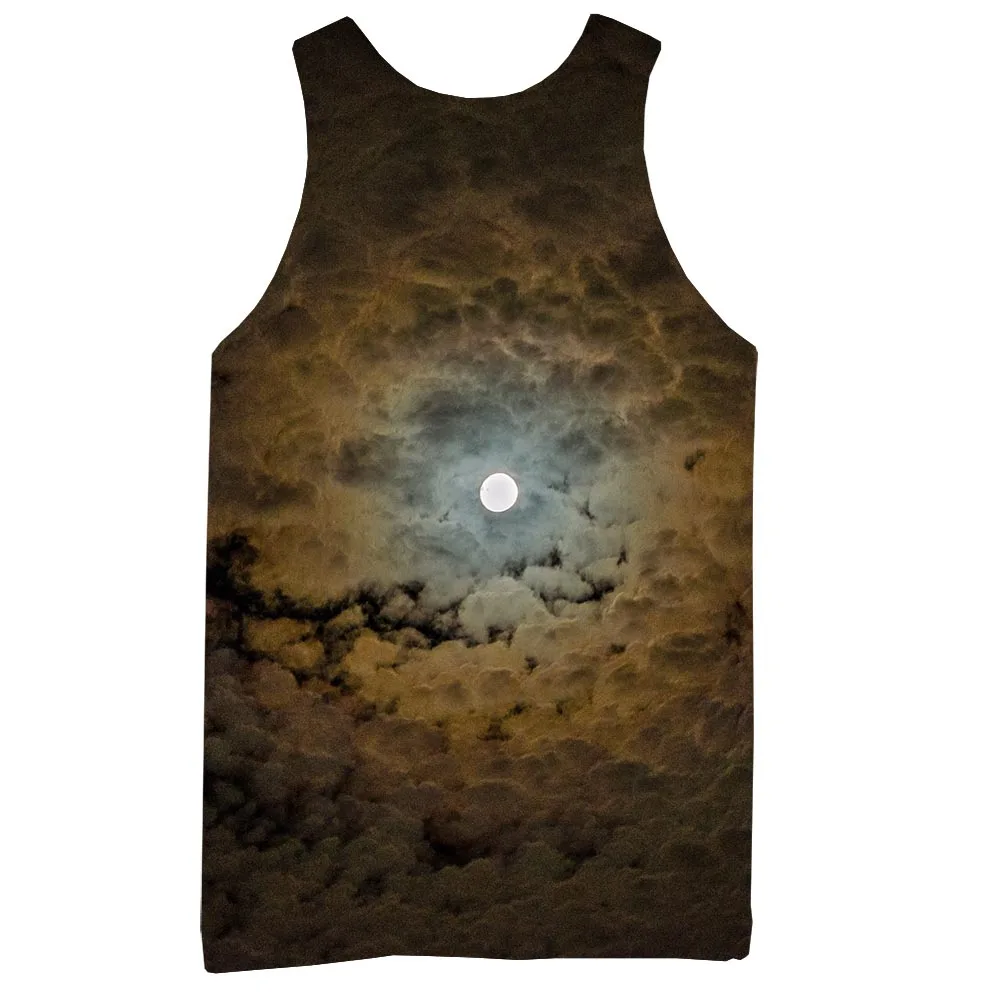 

Tank Top For Men 3D Print Sleeveless Sky Pattern Top Graphic Vest