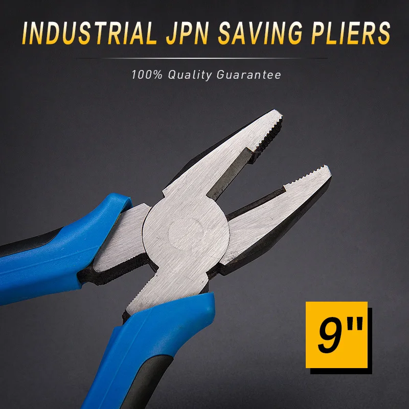 Wire cutter 9 inch DTBD " 8" профессиональные инструменты, многофункциональные плоскогубцы, набор для зачистки, щипцы, резак, игла, щипцы для носа, ювелирные изделия, диагональные инструменты - Цвет: Wire cutter 9 inch