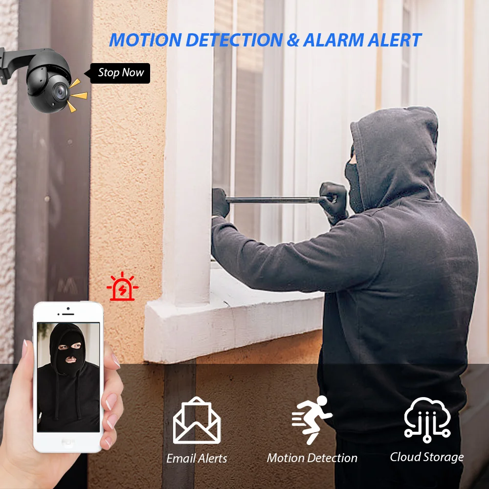 Pаспродажа 4K 8MP 30X ZOOM наружный купол 5MP 48В POE PTZ двухстороннее аудио TF слот для карты H.265 охранное Видеонаблюдение IP камера