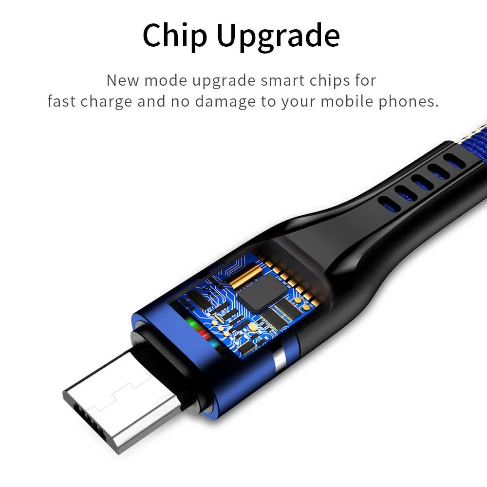 MUSTTRUE 2.4A Micro USB кабель для xiaomi redmi note 5 Android мобильный телефон передачи данных samsung s7