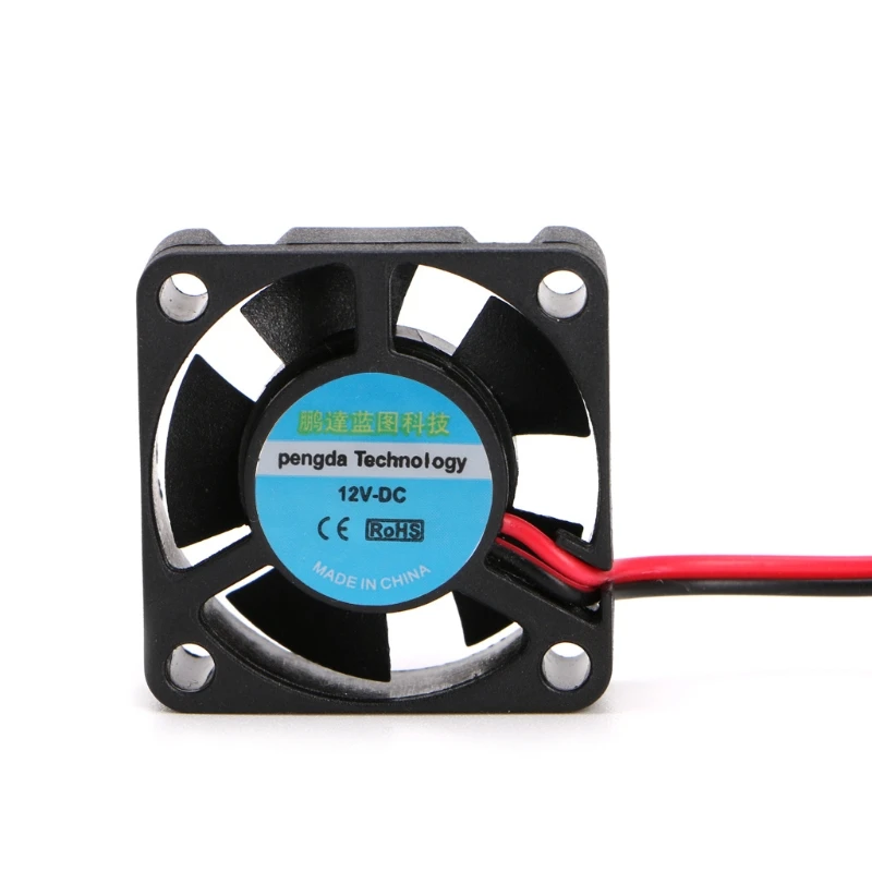 

DC 12V 30*30*10mm Small 2-Wire Cooling Fan 3010 For 3D Printer Parts Extruder