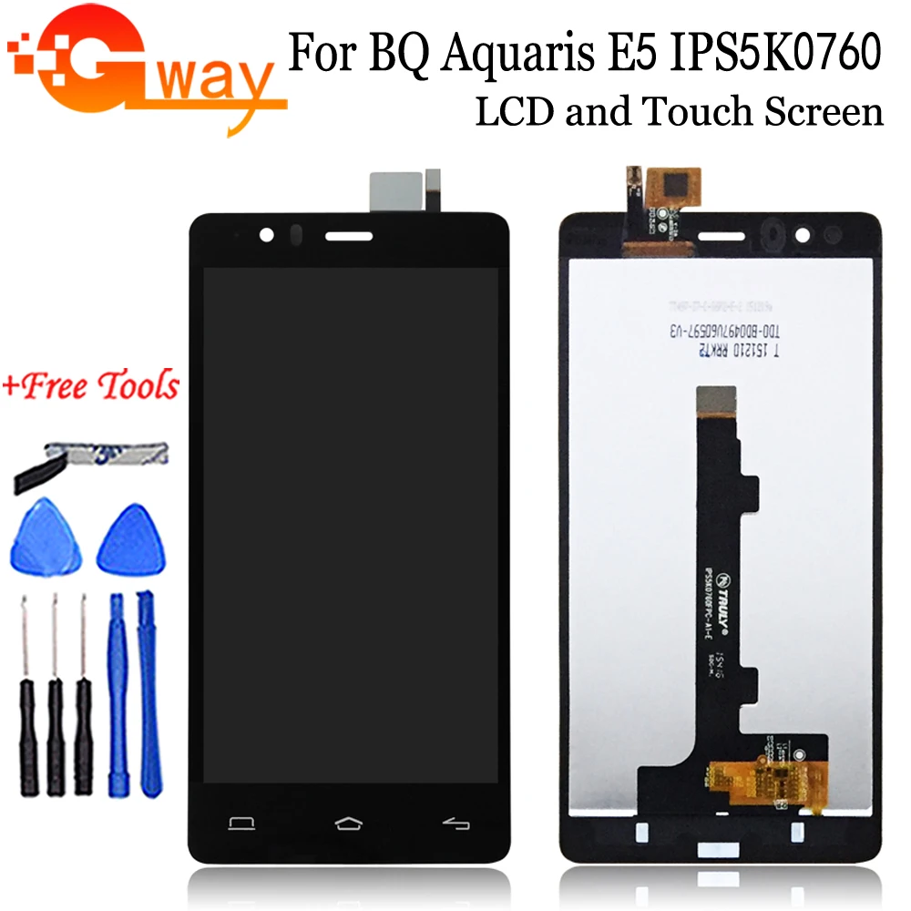 Для BQ Aquaris E5 ЖК дисплей с сенсорным экраном 4 версия: для 0858/E5 HD 0759/E5 FHD 0760/BQ 4G 0982 LCD|lcd