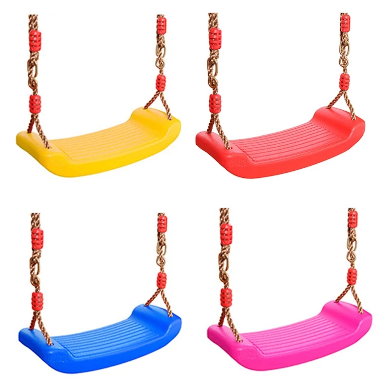 

Kids & Toddlers Jungle Explore Swing Set with Adjustable Swing Rope Flying Toy