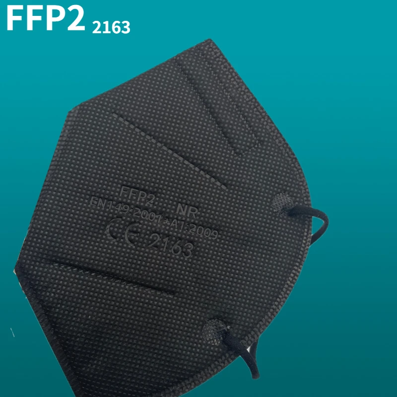 Маски fpp2 гигиенические одобренные маски ffp2reмногоразовые черные для рта kn95 ffp2mask