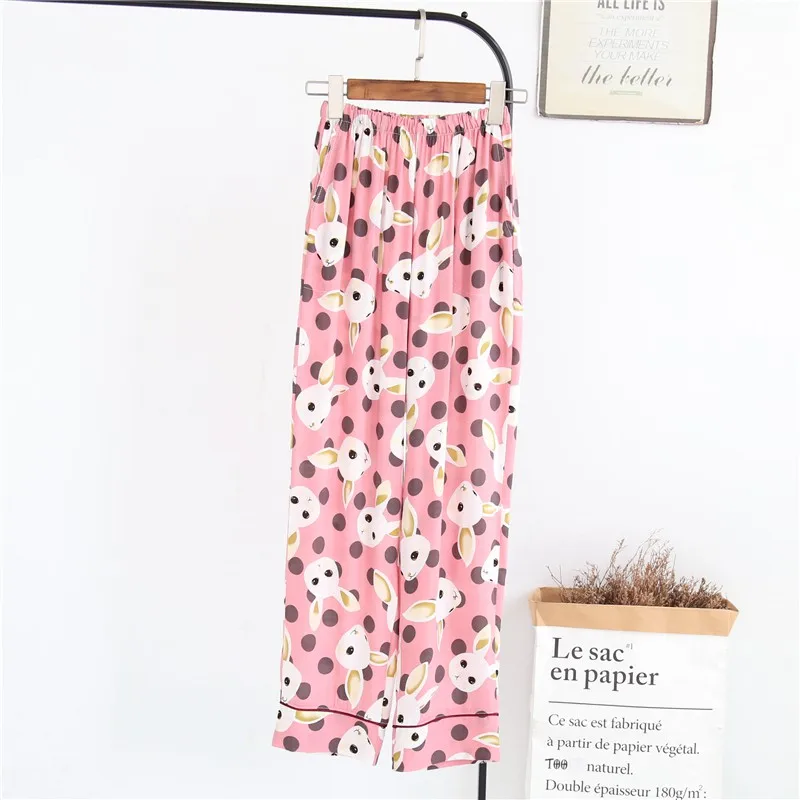 Мужские хлопковые пижамы женские весенние и осенние брюки домашние свободные