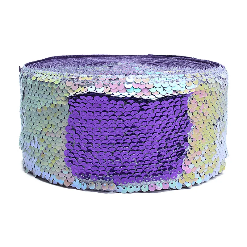 75 мм liston двусторонний Стеклярус пайетки ленты| |