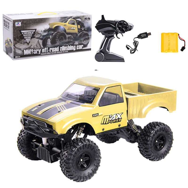 

High Speed Racing 2.4G RC Car Toys 1:16 20MIN 100M Monster Electrics Remote Control Car Buggy RC Crawler Boy Gift With LED Light