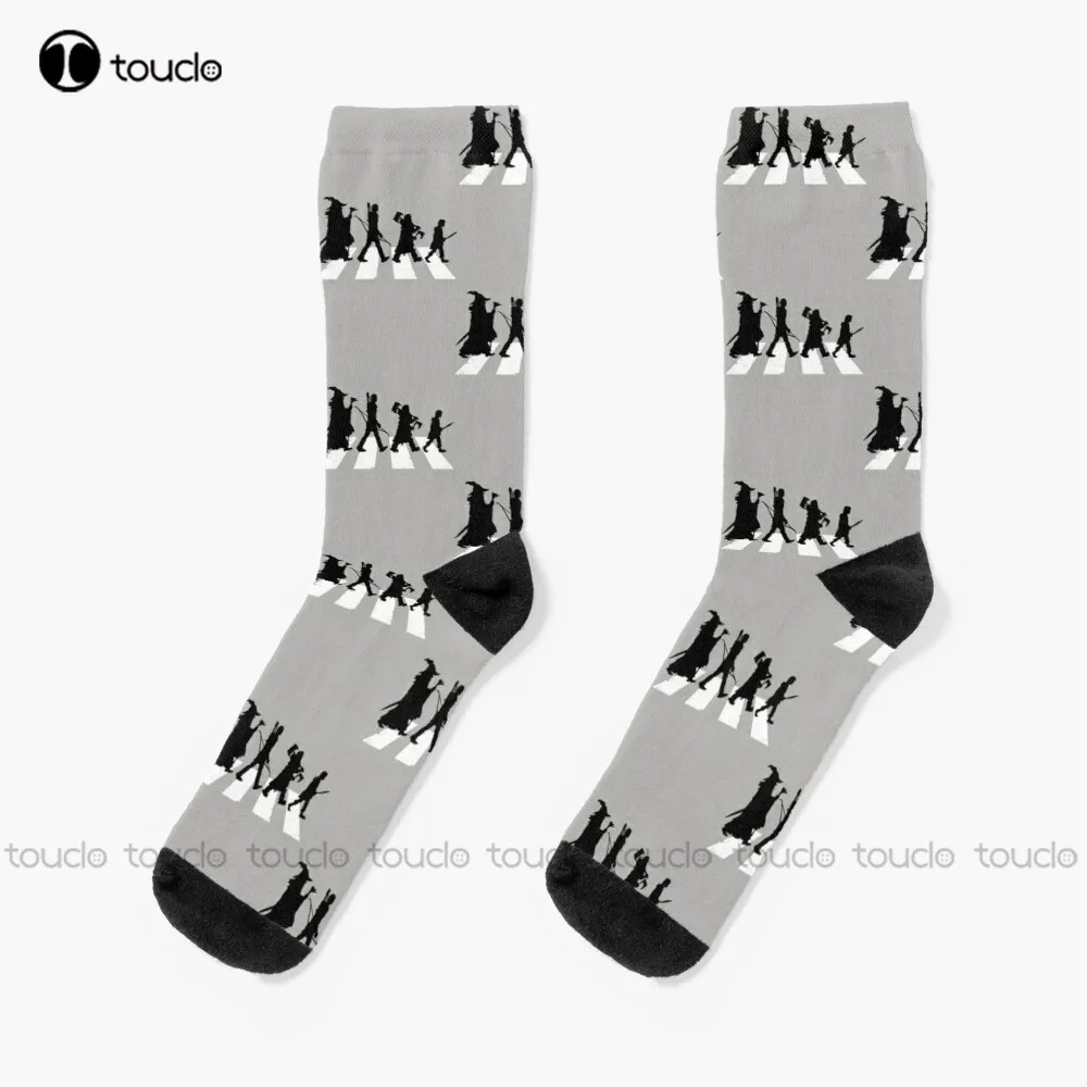 Shadow Mordor Road Socks Mens Funny Socks Unisex Adult Teen Youth Socks Personalized Custom 360° Digital Print Hd High Quality