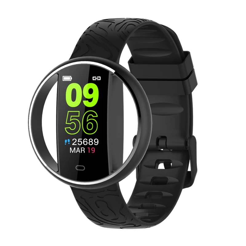 Silicone-Black MELANDA Новые Bluetooth умные часы для мужчин и женщин Роскошные умные часы водонепроницаемые напоминания о звонках Шагомер монитор сердечного ритма часы - Цвет: Silicone-Black