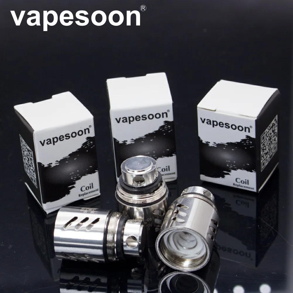 Аутентичные VapeSoon Головка Катушки TFV.88 Головка Катушки V8-T10 V8-T6 V8-Q4 V8-T8 V8 РБА замена катушки для TTFV8. Облако зверь бак