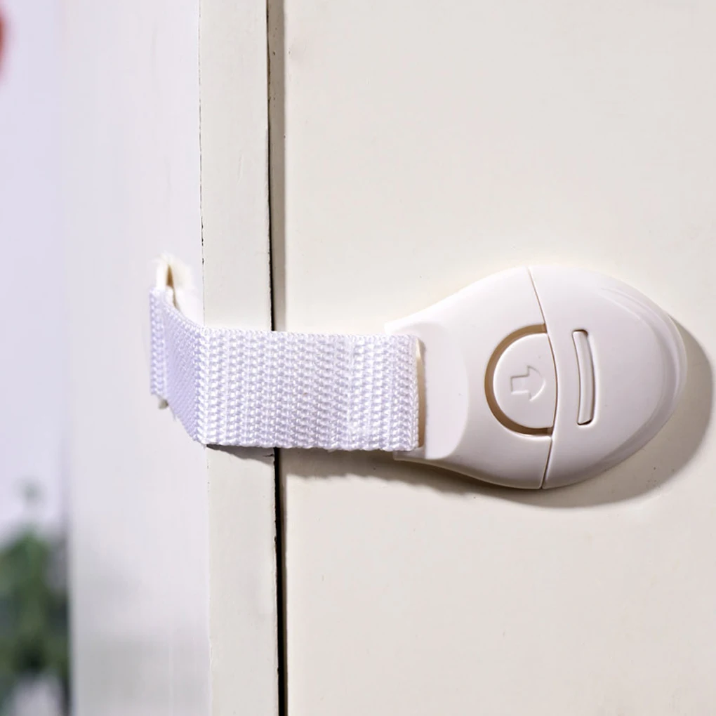 Protector de seguridad para beb&eacute;, cerraduras de pl&aacute;stico para puerta de caj&oacute;n, armario, inodoro, cuidado de seguridad, 10 unids/lote-1
