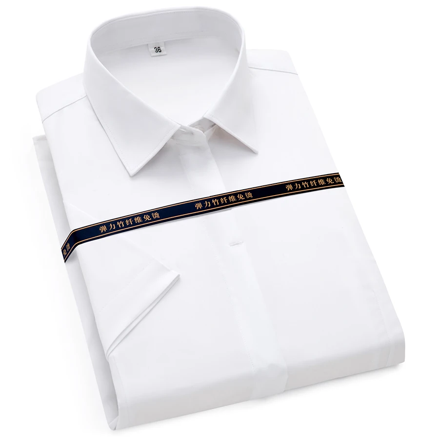 Женская блузка из бамбукового волокна с коротким рукавом