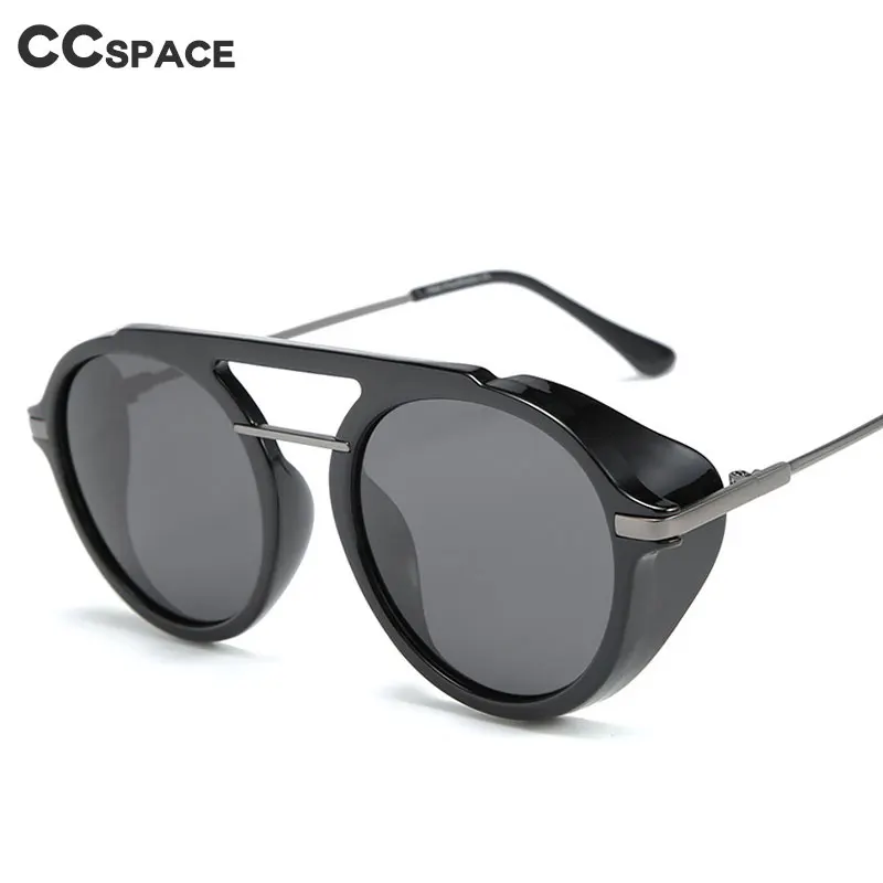 46225 паровые панк Круглые ретро солнцезащитные очки для мужчин и женщин модные UV400