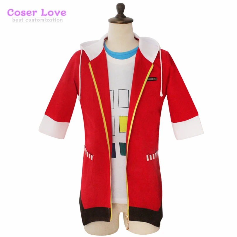Tsukiuta The Animation Shiwasu Kakeru December Пальто Футболка Косплей Костюм Хэллоуин костюм для