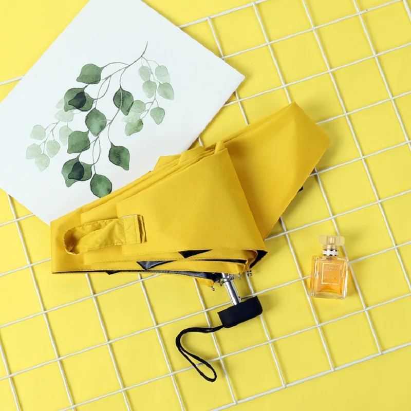 Мини складной зонт ульсветильник маленький карманный зонтик от солнца и дождя