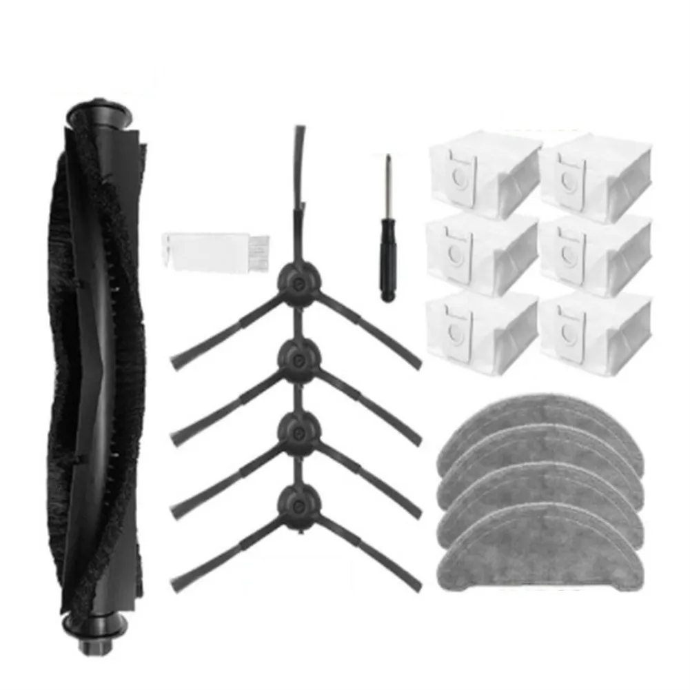 

Promotion Roller Main Brush Mops Cloths Dust Bags Side Brush Mops For Xiaomi ROIDMI EVE Plus Robot Vacuum Cleaner Accessories