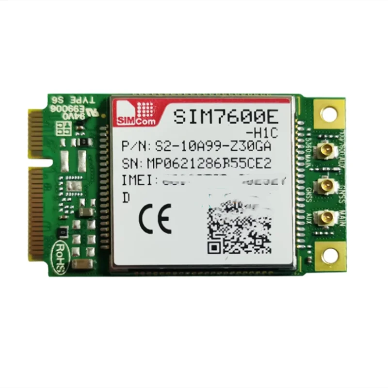 in stock! SIMCOM SIM7600E-H Minipcie 4G Cat4 SIM7600E-H1C SIM7600E-H1CD Cat1 LTE Module for EMEA/Korea/ |