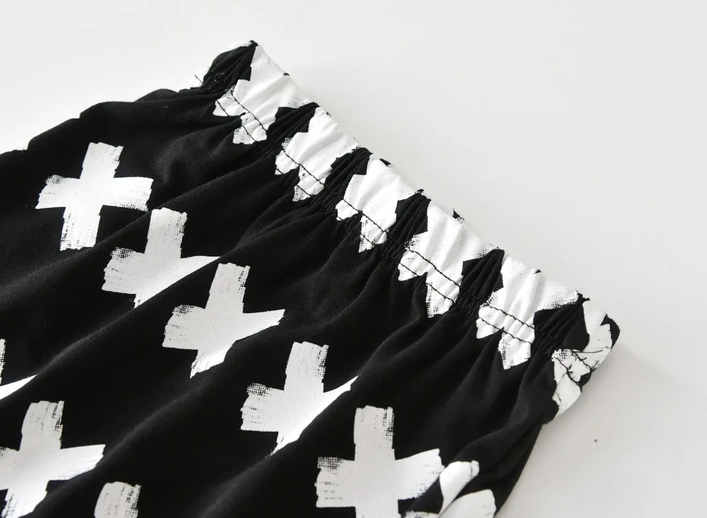 Комплект одежды для маленьких мальчиков и девочек летняя хлопковая футболка с