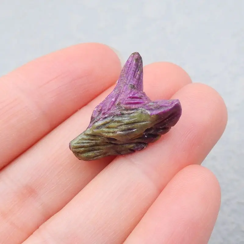 Натуральный камень Африканский Фиолетовый Камень ручной работы животные