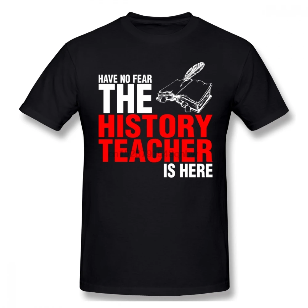 Не бойтесь Книги по истории учитель здесь Для мужчин футболка дропшиппинг Funko Pop