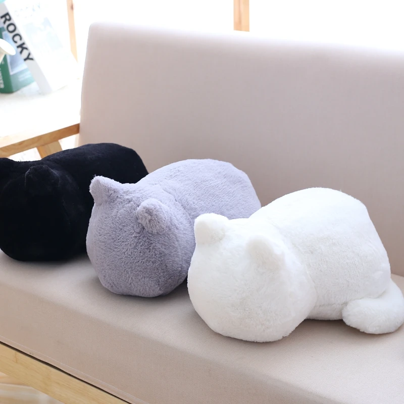 

1pc 33cm Ashin Cat Plush Cushions Pillow Back Shadow Cat Filled Animal Pillow Stuffed Toys Kids Gift Home Decor For Christmas