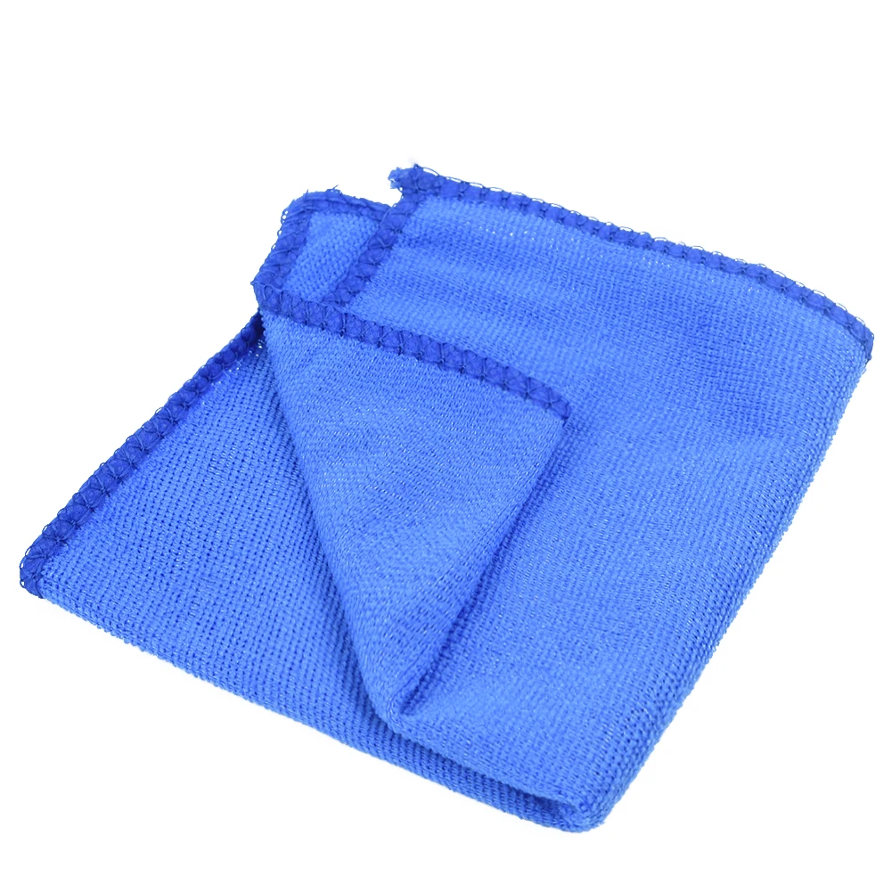 

Blue Towels Detailing Polishing 100pcs Home Cleaning Washing Water-Absorbent