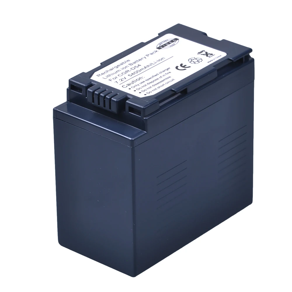 2Pcs Tectra CGR-D54 CGR D54 D54S Battery+LCD Fast Dual Charger for Panasonic AG-AC8PJ AG-AC90A AG-HPX250 HC-X1000 AG-HPX255 - купить по