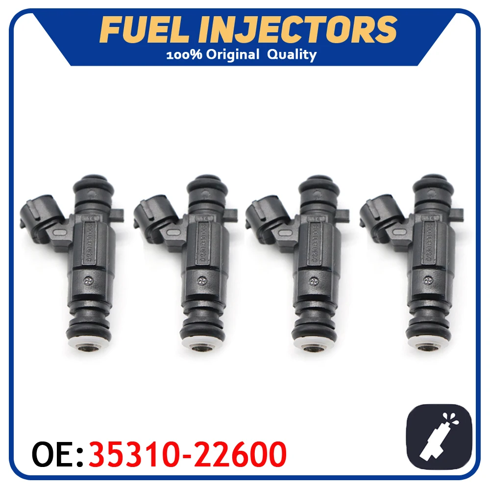 

4pcs/lot Car Fuel Injector Nozzle 35310-22600 Fit For Hyundai Accent 1.5L 1.6L I4 2000 2001 2002 2003 2004 2005 3531022600