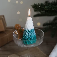 modern design christmas candles aromatic decoration valentines day birthday candle rituals soy christmas tree velas cera decor
