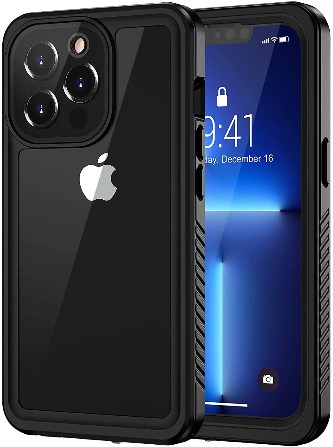 

Чехол Lanhiem совместимый с iPhone 13 Pro Max, IP68 Водонепроницаемые пыленепроницаемые ударопрочные чехлы с защитой экрана, полный корпус