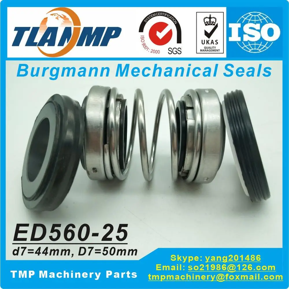 560D 25 ( ED560 ) 25S (ED560 25S) механические уплотнения Burgmann двойное уплотнение (материал: