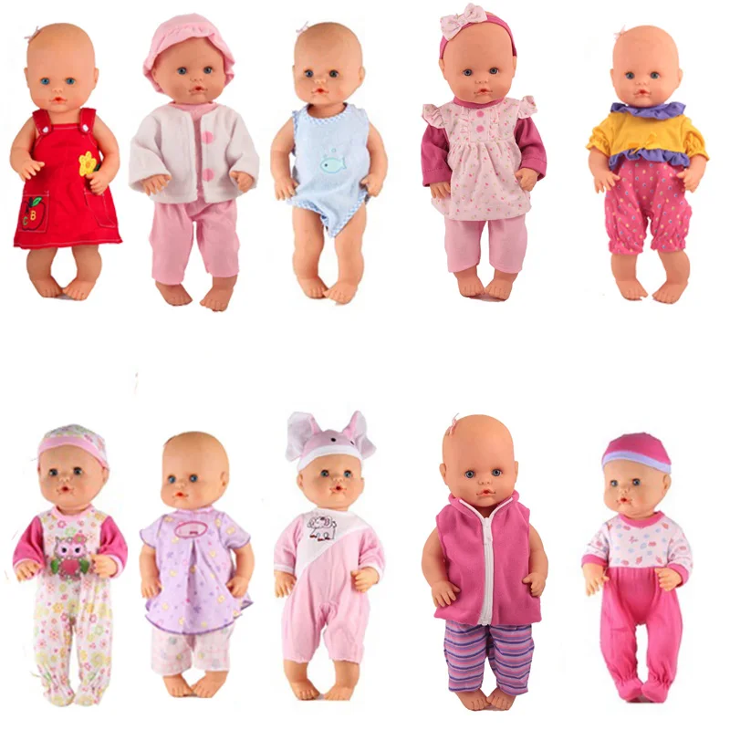 10 шт./лот, новое платье, одежда для 35 см/13 дюймов, Детская кукла, Famosa, Одежда для кукол