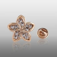 mini crystal flower brooches for women suit rhinestone jewelry anti exposure buttons thorn needle lapel pins men badge accessory