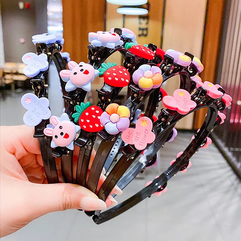 

Cute Flower Hair Band for Girls Child Hair Clip Handmade Strawberry Hairbands Birthday Gifts Headwear Headband Hair Accessories