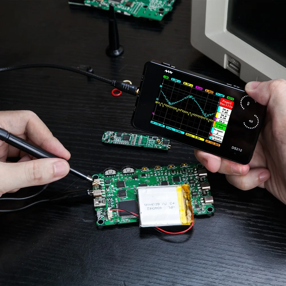 Цифровой осциллограф DSO DS212 Nano DSO212 профессиональный портативный комбинированный