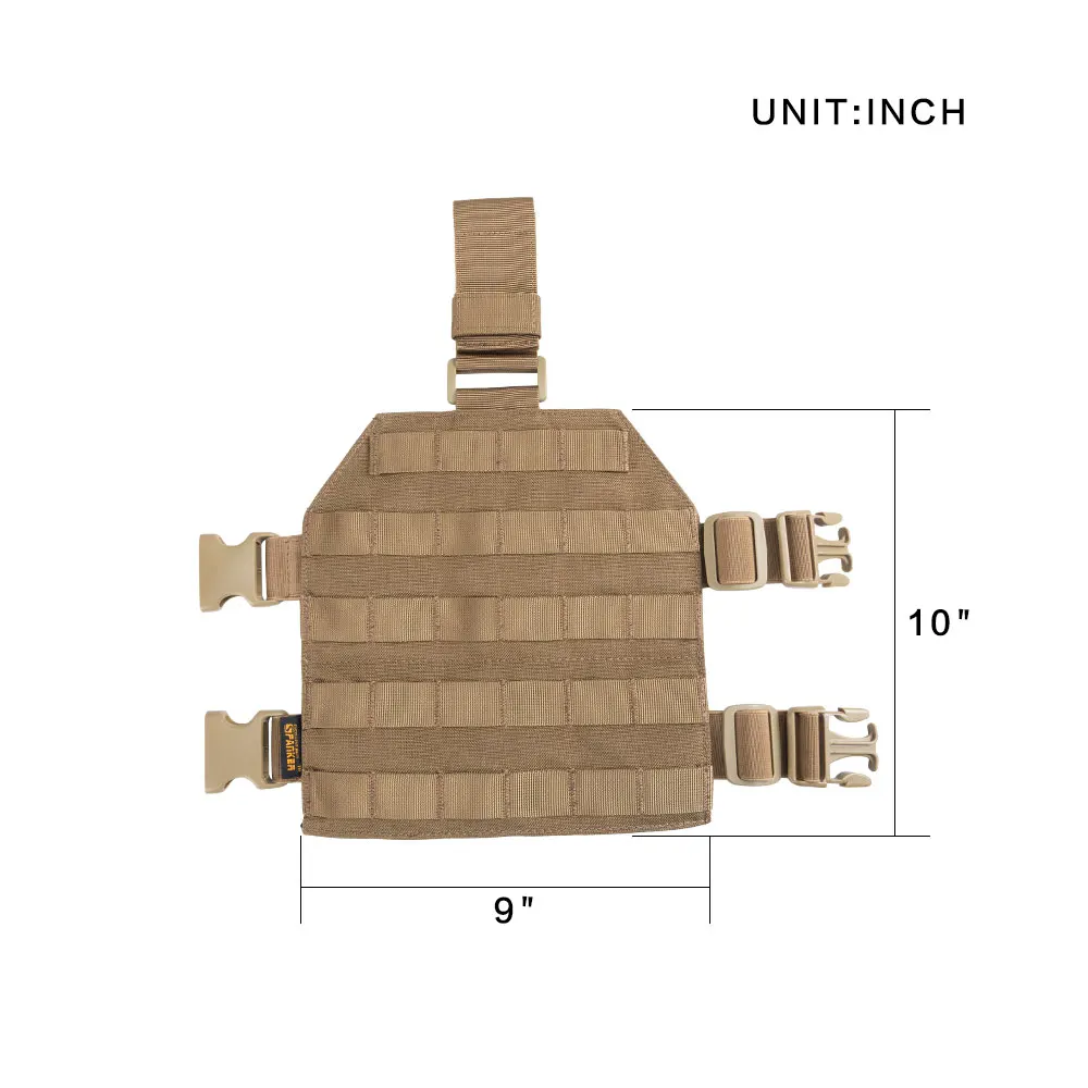 EXCELLENT ELITE SPANKER Outdoor Tactical Legs Hanging Plate Hunting Leg Panel Molle Military Portable Sets Slingshot | Спорт и