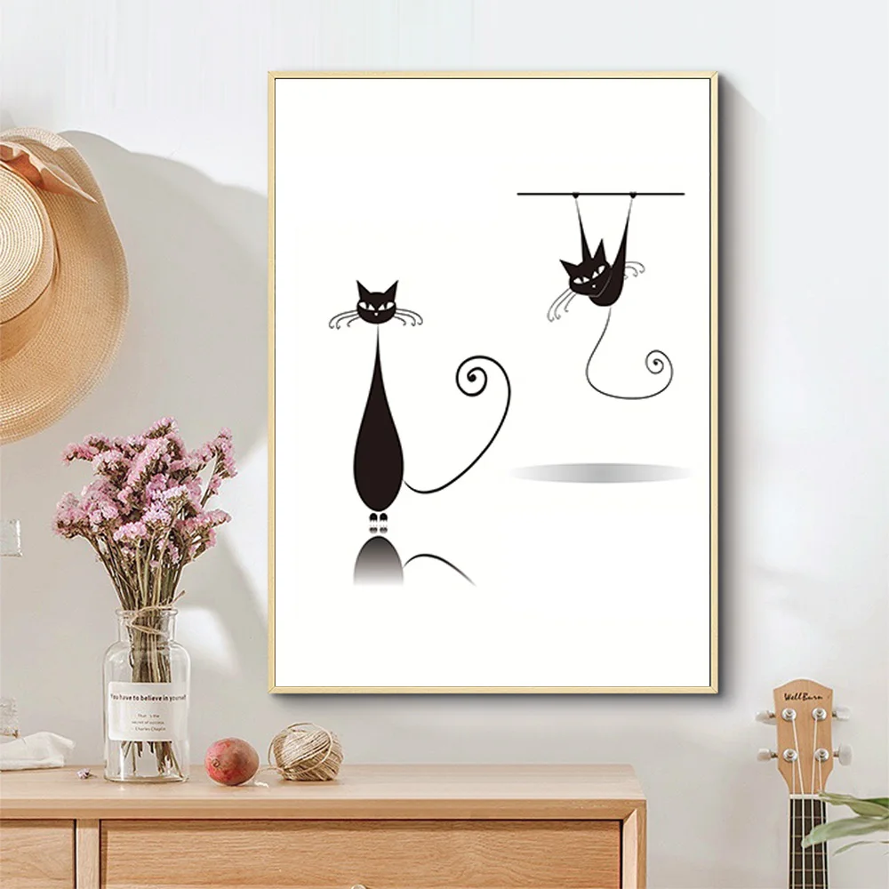 

Canvas Painting Nordic Cute Animals Poster Wall Art Picture Canvas Prints Modern Wall Pictures Home Decor