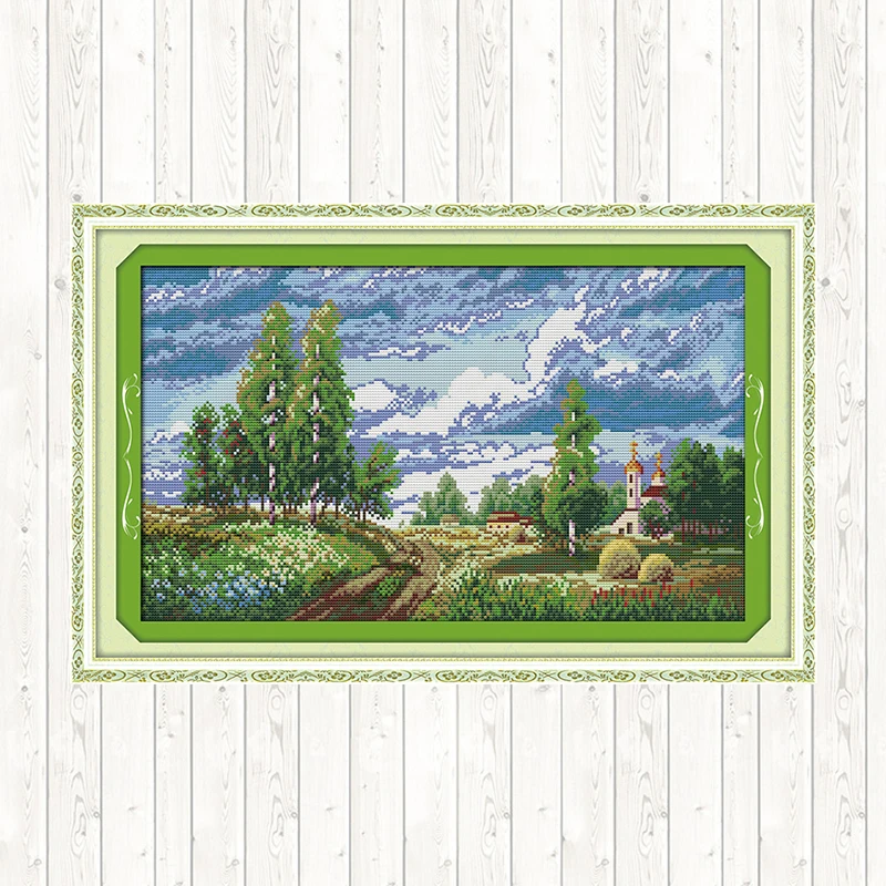The Wild Geese In Forest DIY Needlework Kits Printed Scenery Series Cross Stitch 14CT 11CT Aida Counted Embroidery Kit | Дом и сад