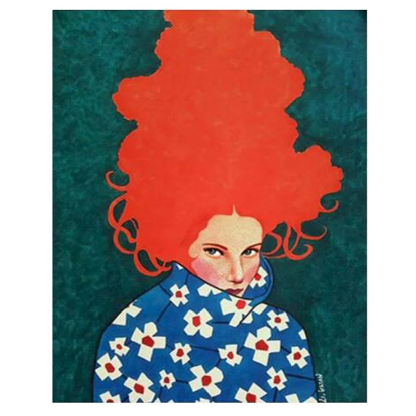 Рамка алмазная живопись крутая девушка взрыв 5D сделай сам домашняя спальня