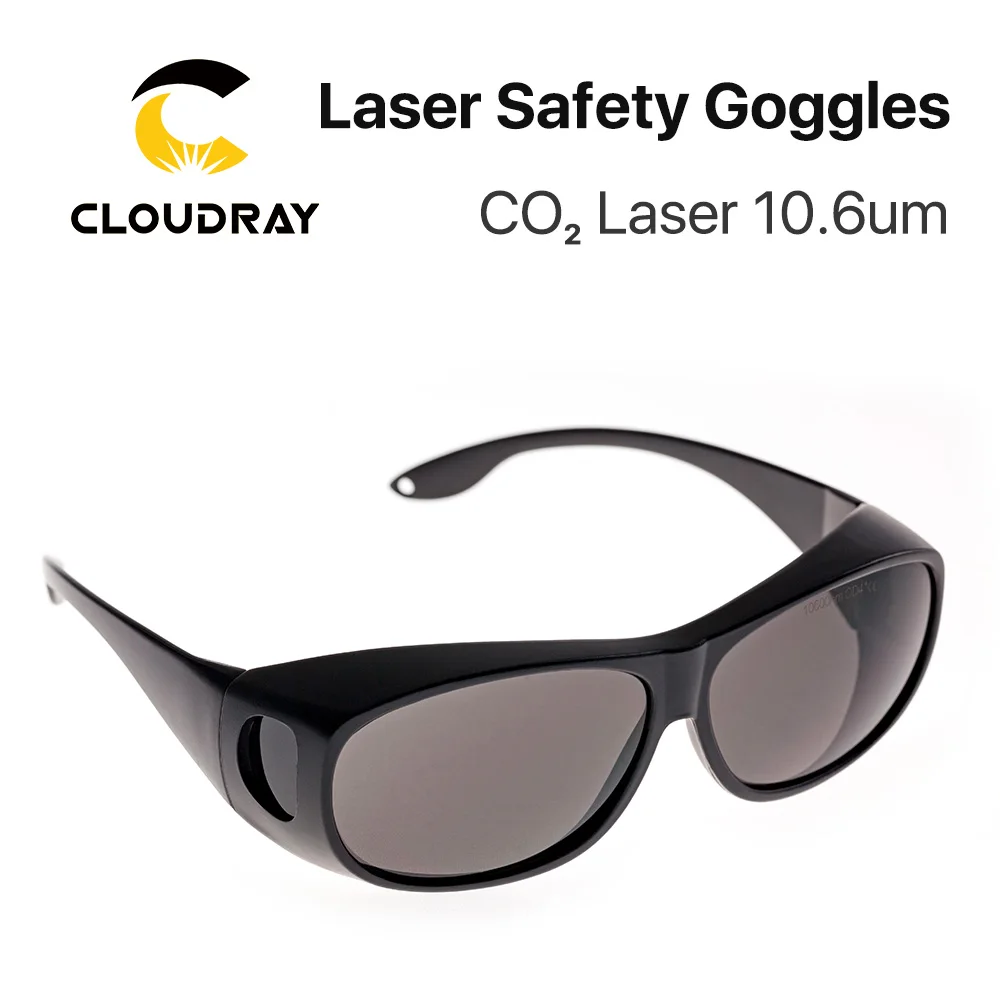 Cloudray 10600nm стиль C лазерные защитные очки OD4+ CE защитные очки для CO2 лазерная резка, гравировальный станок