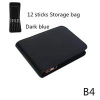12 slots fountain pen case leather pen holder display pouch bag storage large capacity waterproof office business style