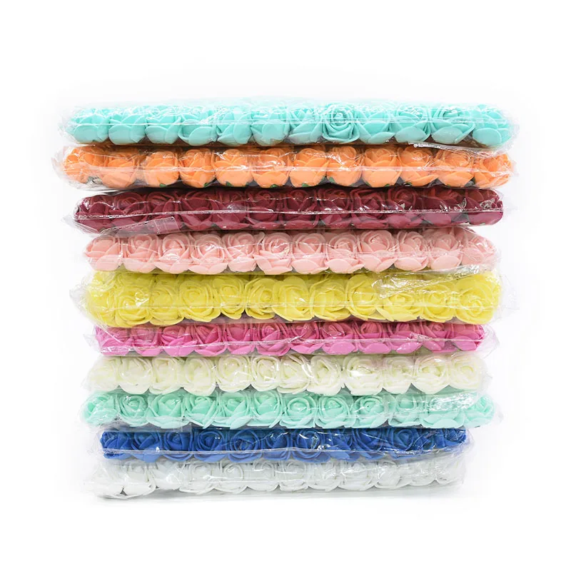 72/144 шт. декоративные розы из пены 2 см|Искусственные и сухие цветы| |