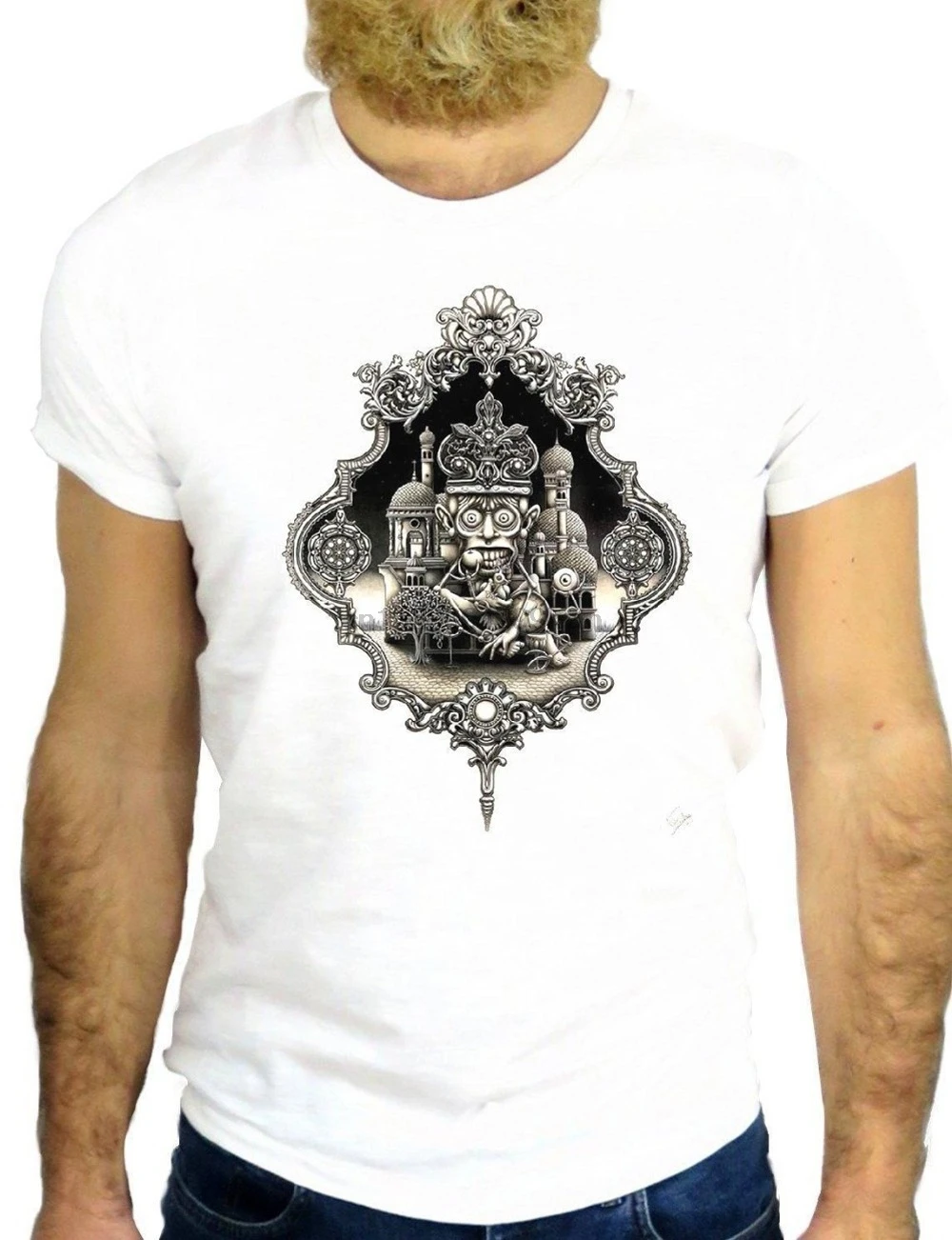 Футболка мужская с короткими рукавами 100% хлопок классика рок тату Джерри Хороший