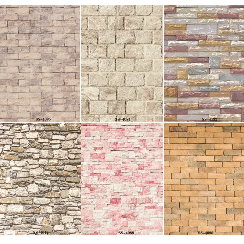 

SHENGYONGBAO Vinyl Custom Photography Backdrops Brick Wall and floor Theme Photo Studio Background 20026SS-6623