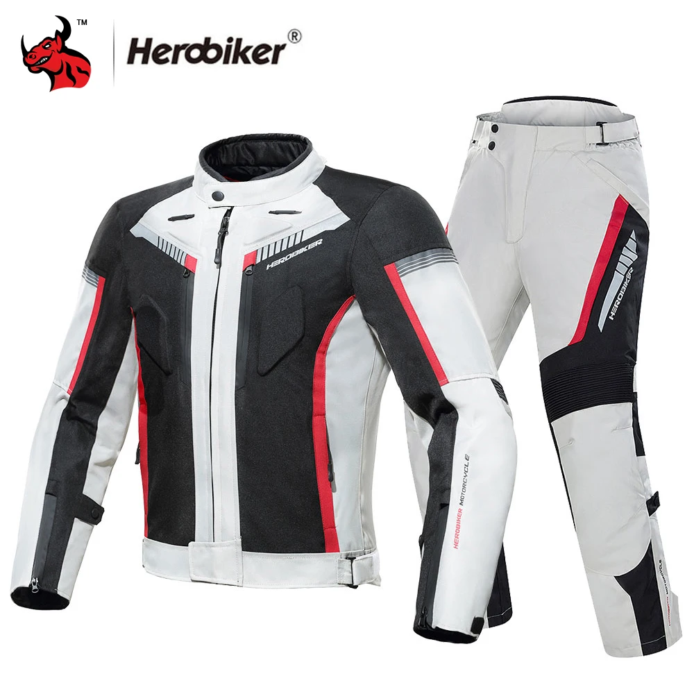 Мотоциклетная куртка HEROBIKER зимняя водонепроницаемая мото-куртка для мотокросса