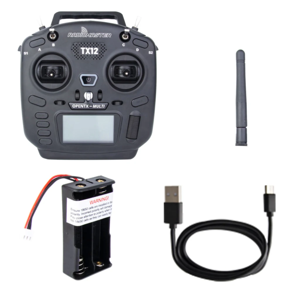 Radiomaster TX12 16CH OpenTX Multi-Module Compatible Digital Radio Transmitter With R168 TBS CROSSFIRE MICRO TX V2 Control