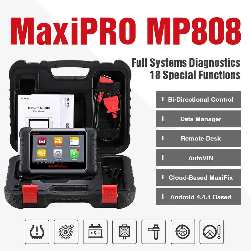 Инструмент диагностический Autel MaxiPRO MP808 OBD2 OE уровень PK AP200 MK808 MK808TS|Анализатор